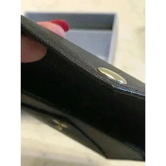 Women's Black Business Card Case Holder and Tassel Keychain Gift Set NIB - Picture 3 of 4